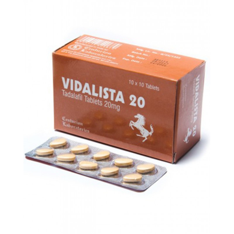 Vidalista Tadalafil 20 MG, 40 MG, 60 MG, 80 MG - Allecra Healthcare