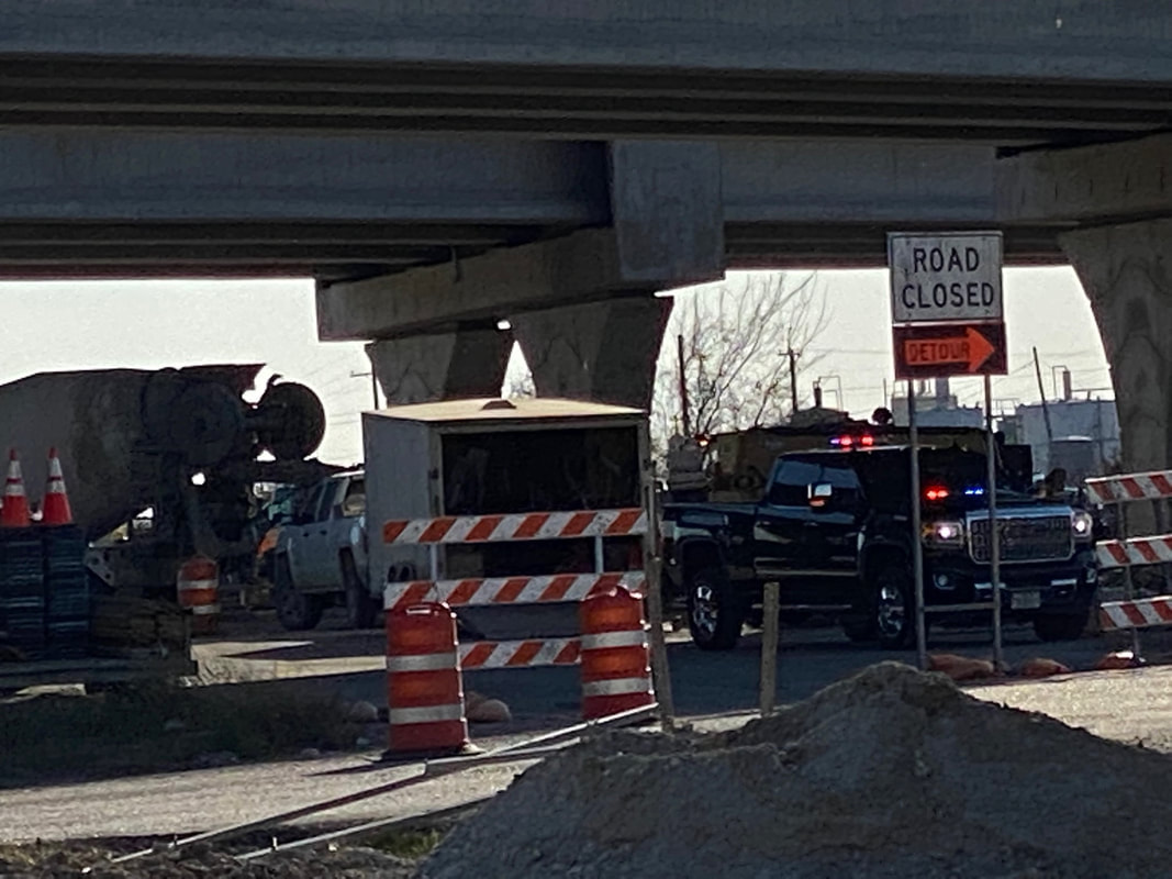 Construction Traffic Control Safety  - Blue Line Off Duty