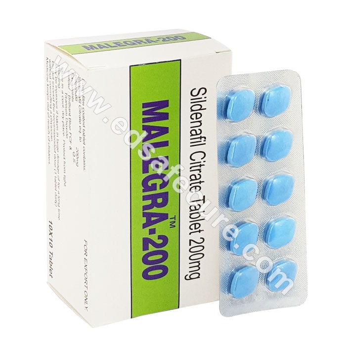 Buy Malegra 200 Mg Online [Sildenafil Citrate] - Edsafecure