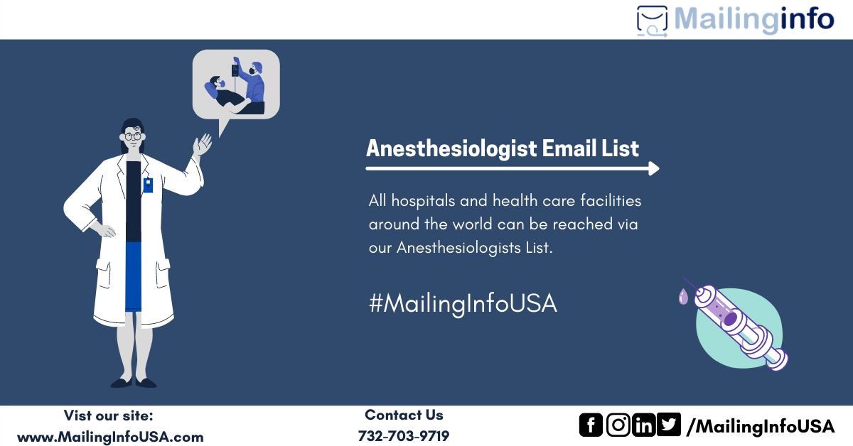 Anesthesiologist Email List | Anesthesiologist Data Lists